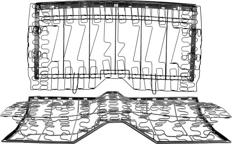 1967-69 F-BODY COUPE REAR SEAT SPRINGS WITH STANDARD INTERIOR