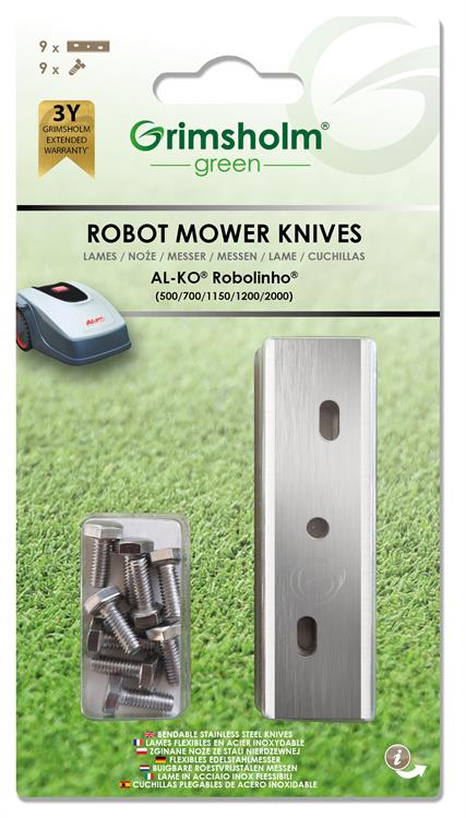 knives for AL-KO Robolinho (E models), 9 pcs