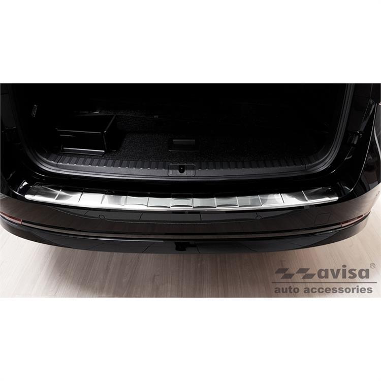 RVS Achterbumperprotector passend voor Skoda Octavia IV Kombi 2020-2024 & FL 2024- (incl. RS, excl. Scout) 'Ribs'