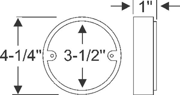 Fog light lens gasket