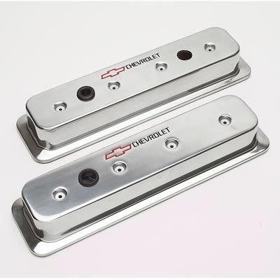 Valve Covers, Tall, Cast Aluminum, Polished