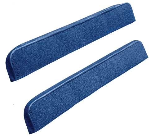 1971-73 Mustang Door Panel Carpet Inserts - Medium Blue