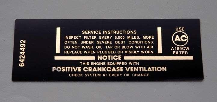 Service A/Cleaner Decal,67-68