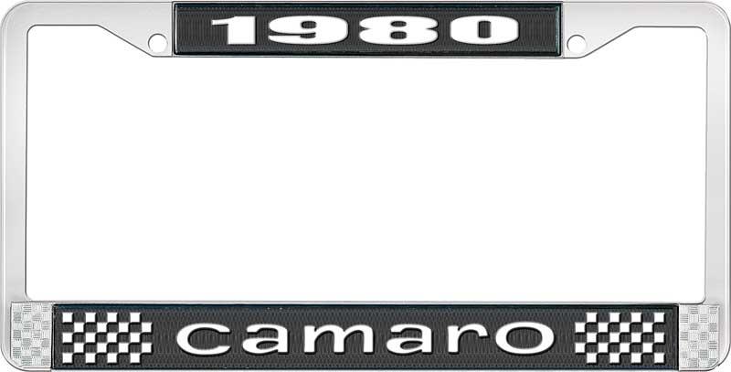 1980 CAMARO LICENSE PLATE FRAME STYLE 1 BLACK