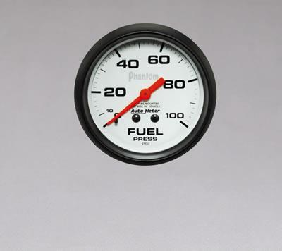 Fuel pressure, 67mm, 0-100 psi, mechanical