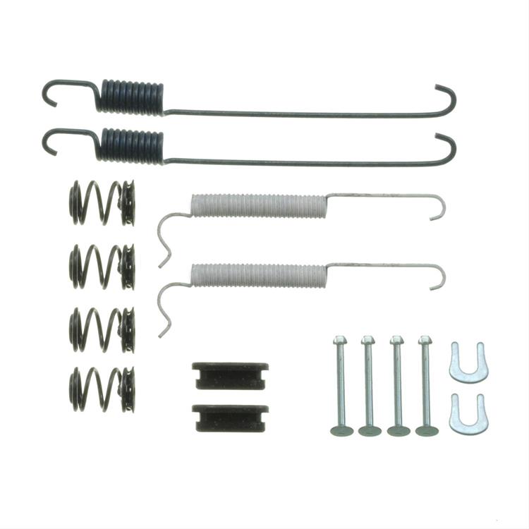 brake hardware kit, drum brakes, rear