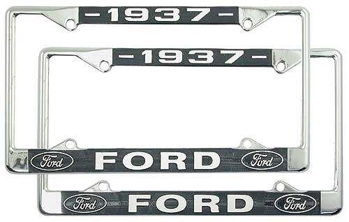 1937 License Plate Frames