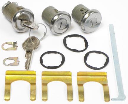 DOOR & TRUNK LOCK SET WITH ORIGINAL STYLE KEY