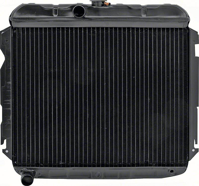 1966-69 MOPAR B-BODY REPLACEMENT 3 ROW COPPER RADIATOR - SMALL BLOCK MANUAL