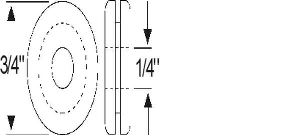 Grommet w'shield wiper shaft/b