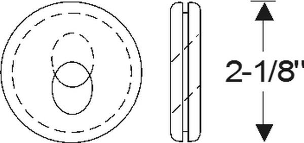 Grommet, sparewheel mounting b