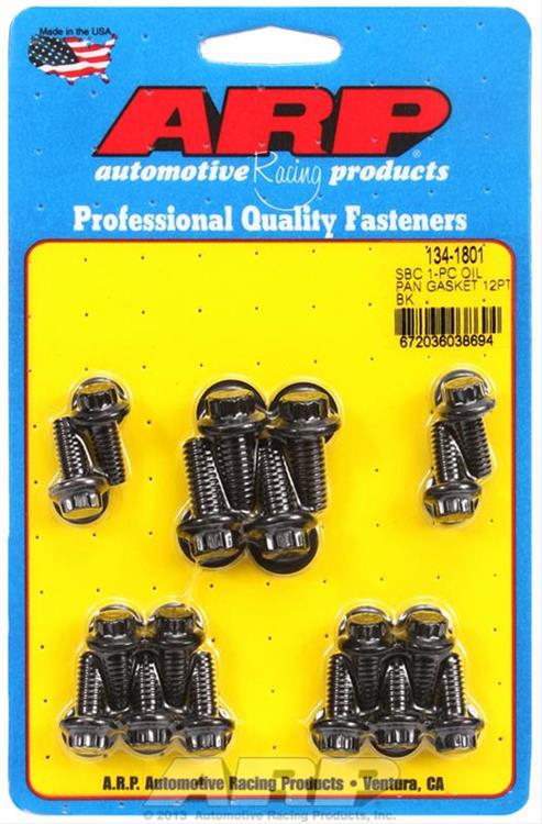 Oil Pan Bolts, 12-point, Steel