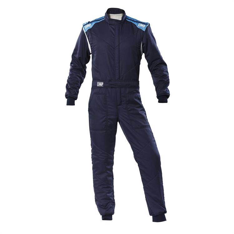 FIRST-S OVERALL FIA 8856-2018 NAVY BLUE / CYAN SZ. 62