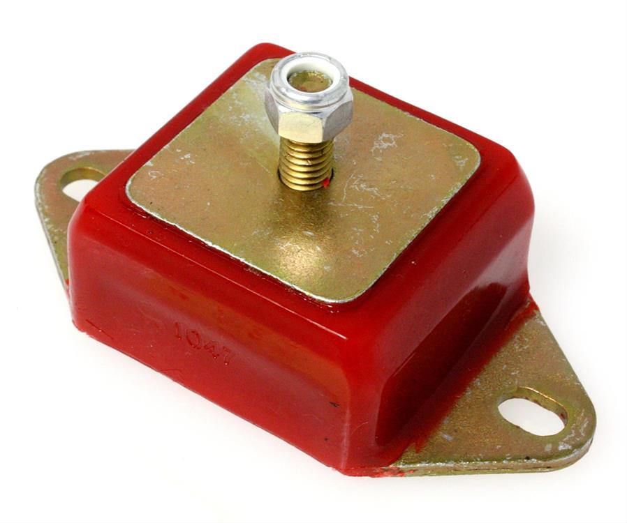 otor Mount, Complete Mount, Bolt-In, Polyurethane, Red