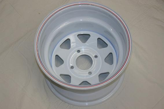 Wheel White Spoke 5x205 ( 5x15" )