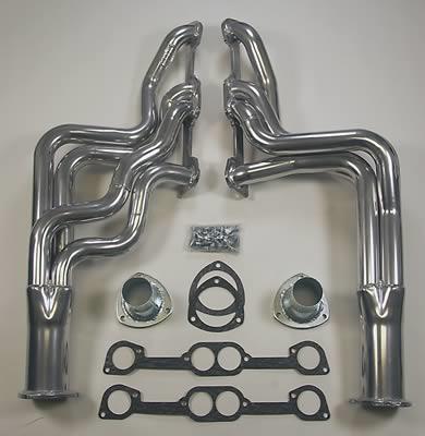 headers, 1 7/8" pipe, 3,5" collector, Silver 