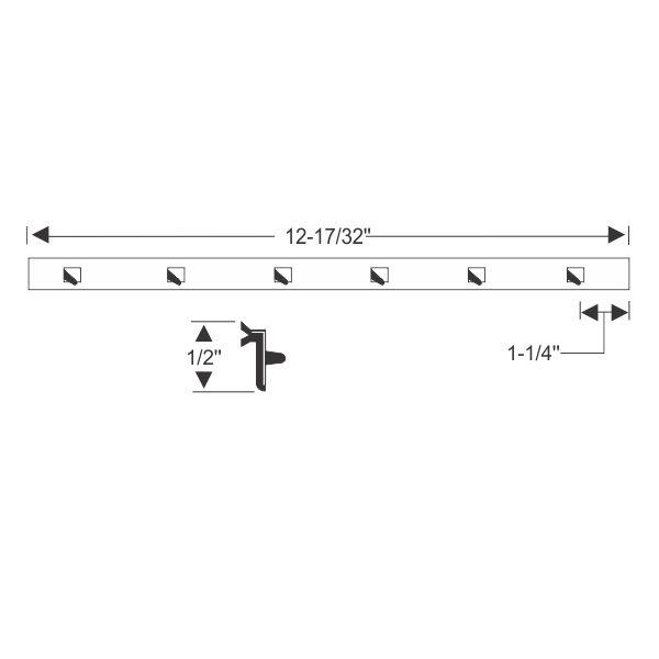 tätningslist ventilationsruta, vertikal