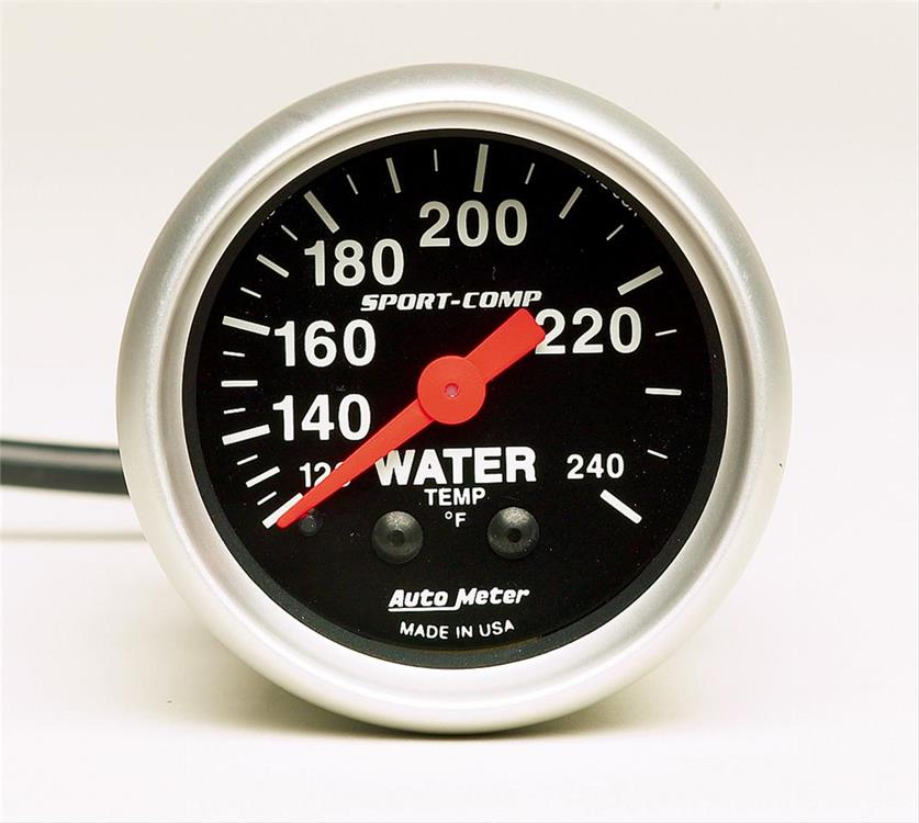 Water temperature, 52.4mm, 120-240 °F, mechanical