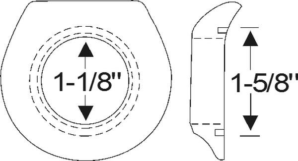 Headlight bar grommet