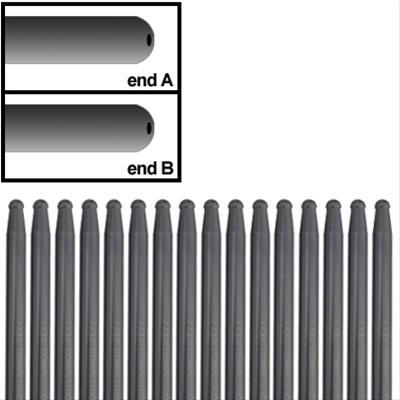 stötstänger, 3/8", 206/206 mm, kula/kula