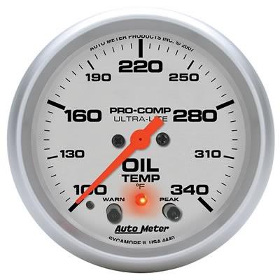 Oil temperature, 67mm, 100-340 °F, electric