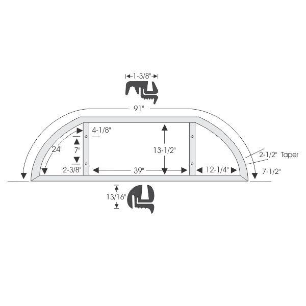 Rear Window Weatherstrip Seal