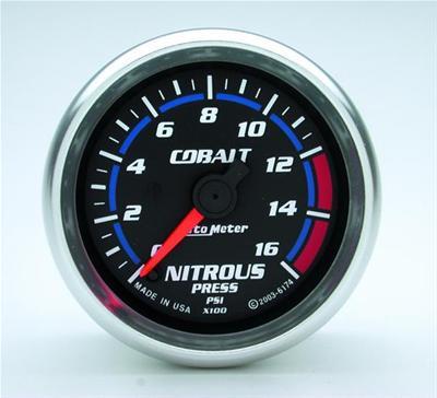 Nitrous pressure, 67mm, 0-1600 psi, electric