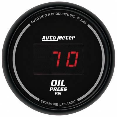 Oilpressure Gauge 52mm 0-100psi Sport-comp Digital Electric