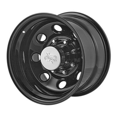 Wheel, Series 97, Steel, Flat Black, 15 in. x 8 in., 5 x 4.50 in. Bolt Circle, 3.75 in. Backspace