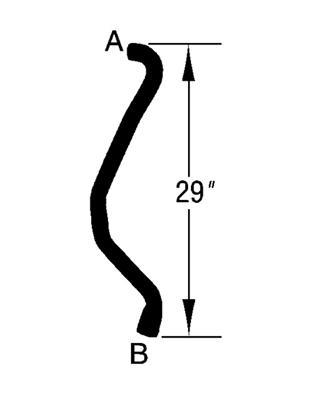 Curved Radiator Hose