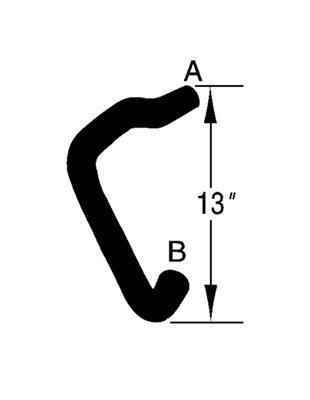 Curved Radiator Hose