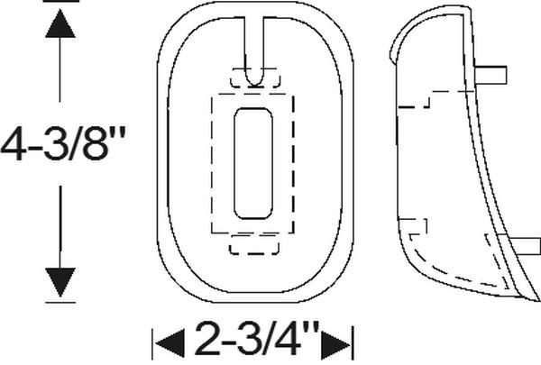 Grommet, rear bumper