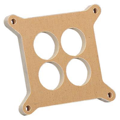 Carburetor Spacer, Phenolic, .500 in. Thick, 4-Hole, Square Bore, Each