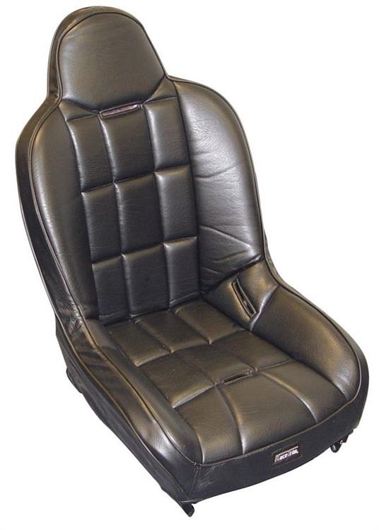 Seat black vinyl