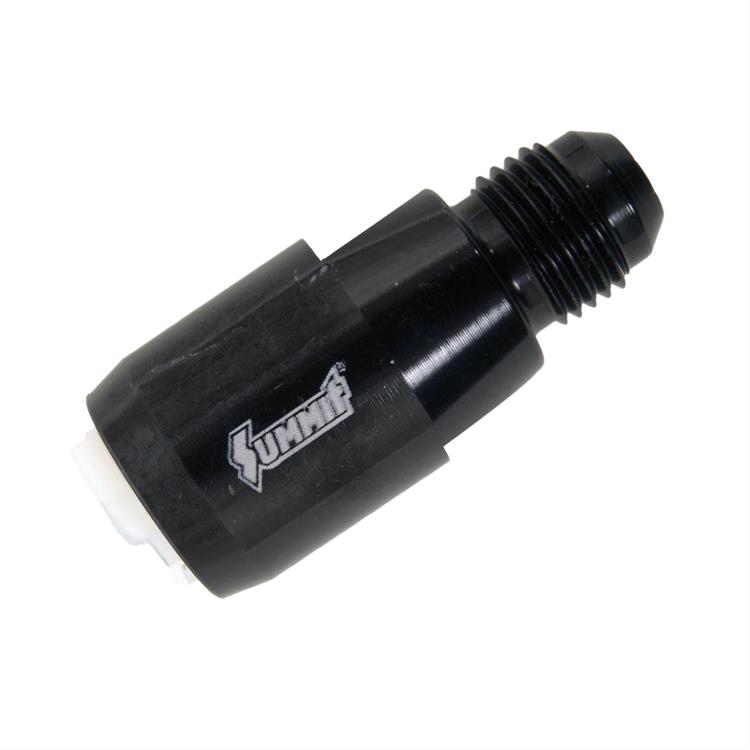 Adapterunion Fuelrail, 3/8" x An6 Black
