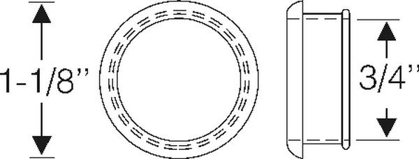 Door handle grommet