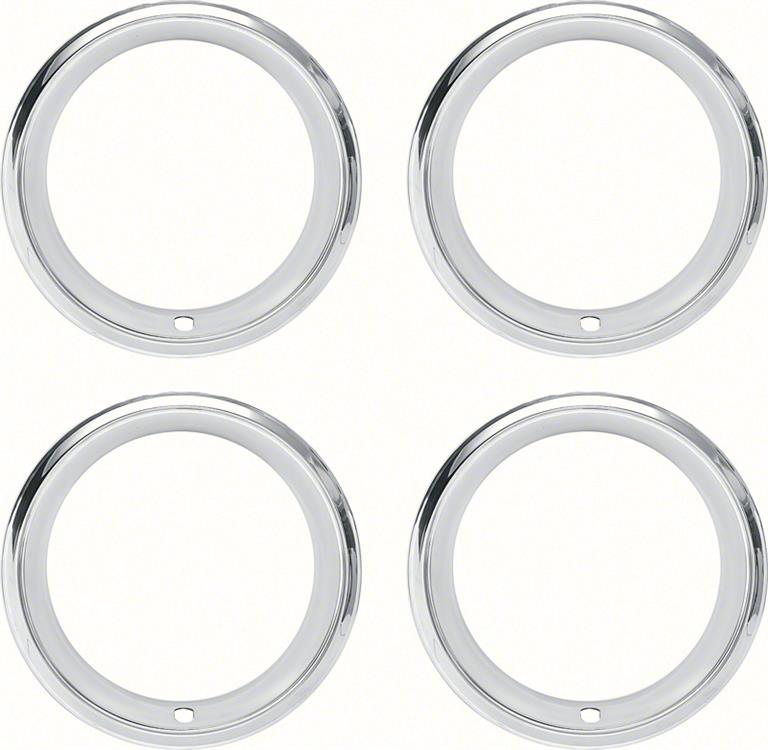 14 X 7 X 3 TRIM RING SET (FITS REPRODUCTION RALLY WHEELS ONLY)
