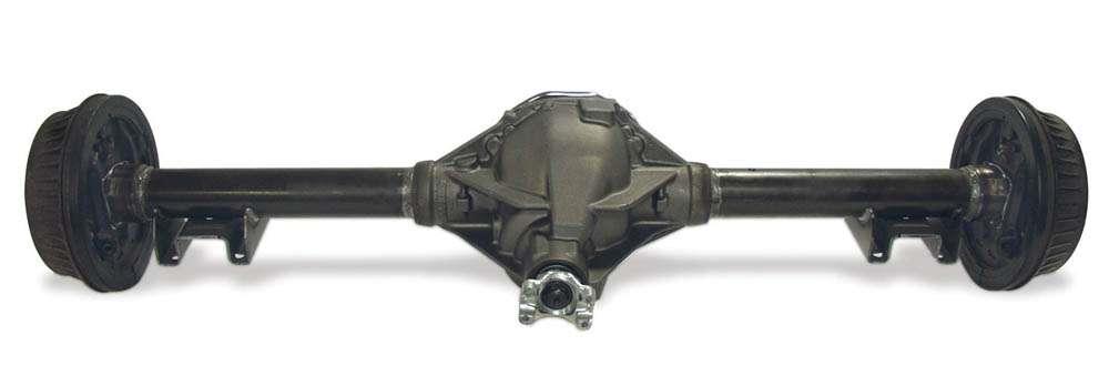 12-Bolt Differential Assembly, Multi-Leaf Spring Perch, With Positraction & C-Clip Axles