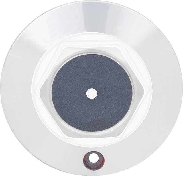 CENTER CAP W/ WHITE ACCENTS FOR R15 5-SPOKE ALUMINUM WHEEL