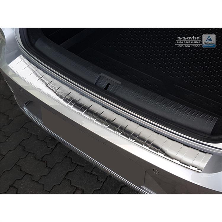 RVS Achterbumperprotector passend voor Volkswagen Arteon 2017- 'Ribs'