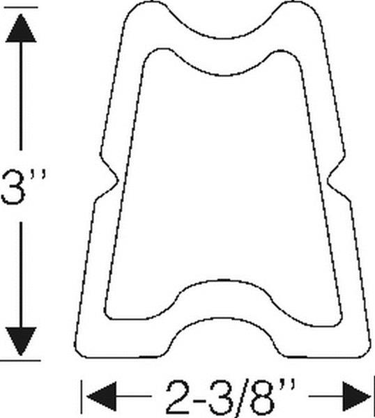 Gasket, license lamp lens