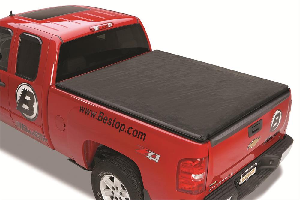 Tonneau Cover, ZipRail, Soft Roll-up, Vinyl, Black, Chevy, GMC, Each