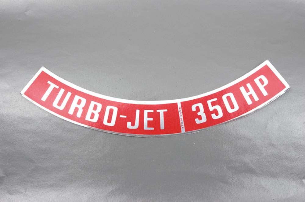 Bb Air Cleaner Decal T/jet 350