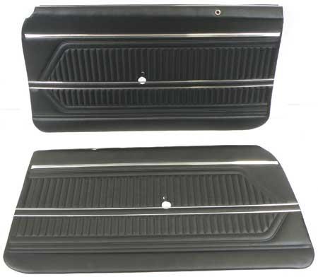 Standard Black pre-Assembled Door Panels Firebird