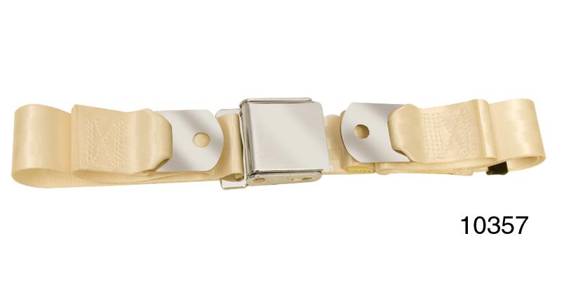 Seat belt, one personset, rear, ivory