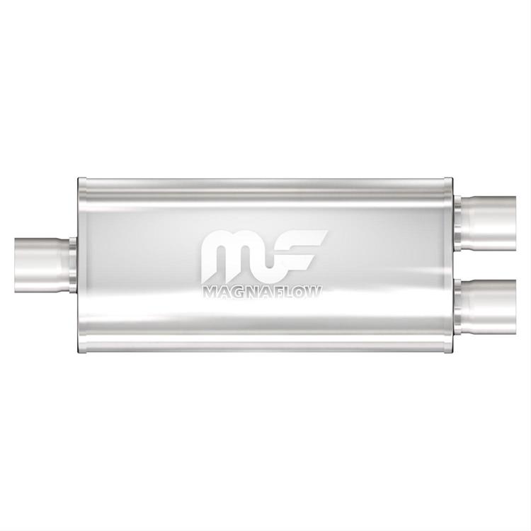 Muffler Stainless 14" Kropp, 2.25" S, 2" D