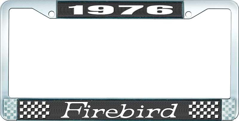 nummerplåtshållare, 1976 FIREBIRD - svart