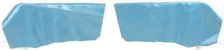 1966-67 IMPALA AND SS 2 DOOR HARDTOP BRIGHT BLUE REAR ARM REST COVERS