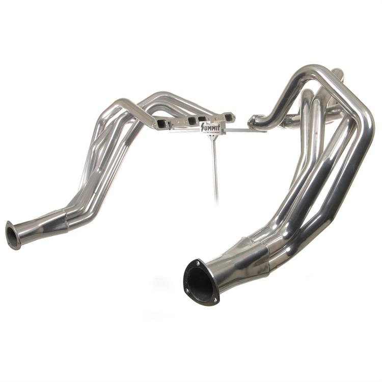 headers, 2" pipe, 3,5" collector, Silver 