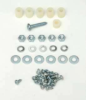 Heater Box Screws, Washers & Fasteners, Deluxe,